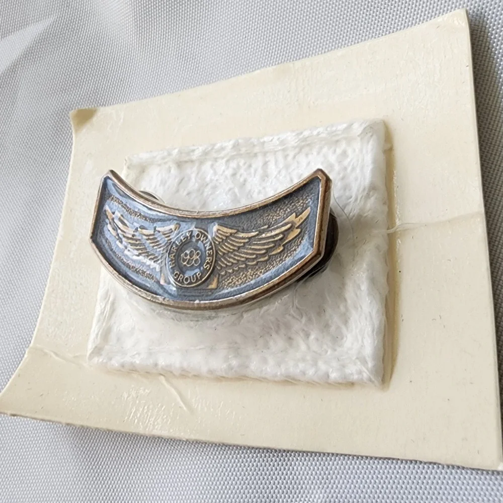 Harley Owners Group HOG 1998‎ Patch & Pin Set Motorcycle Biker Vest NOS Rare OG - Picture 5 of 6